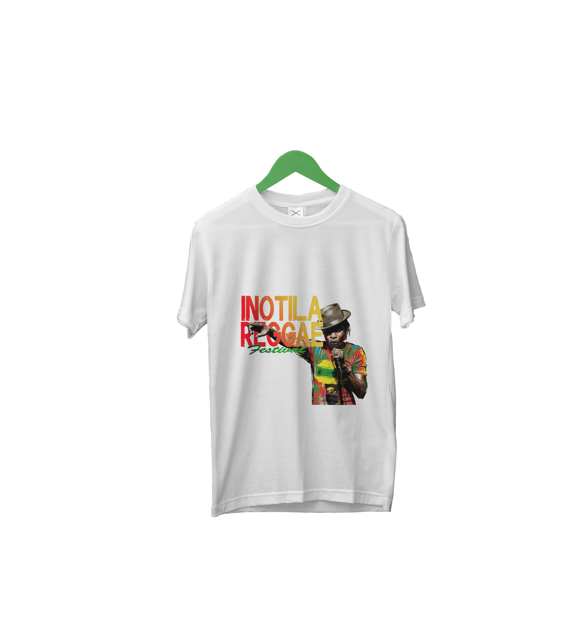 Inotila Reggae Festival artist print t-shirt